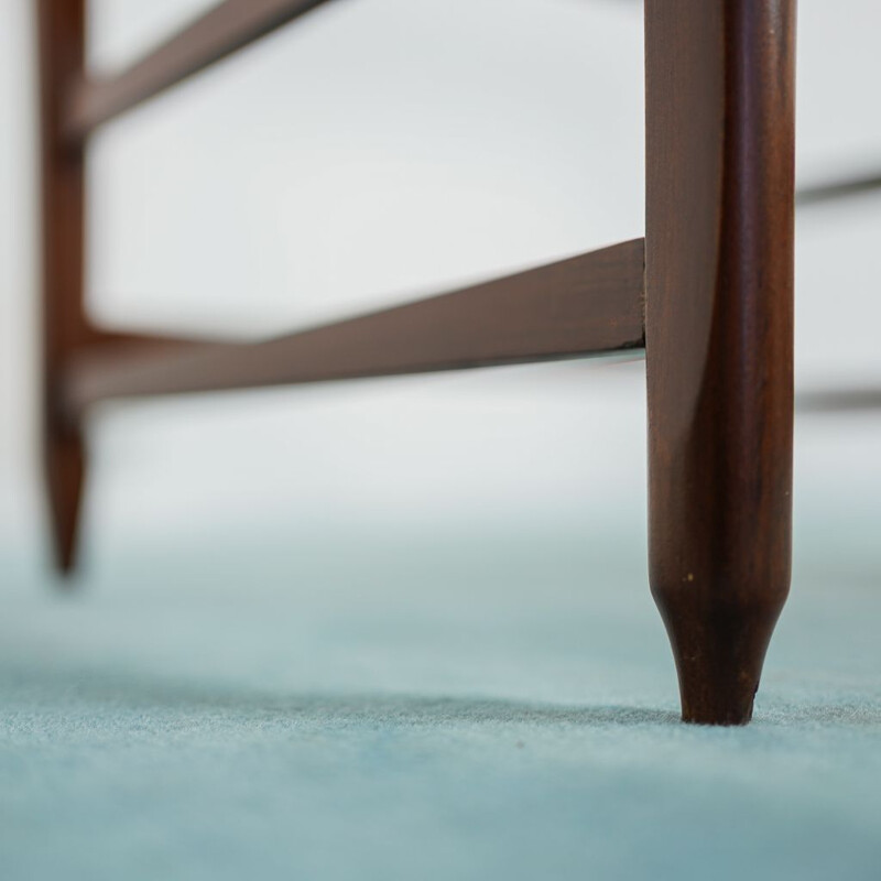 Set of 6 vintage Scandinavian rosewood chairs, 1960s