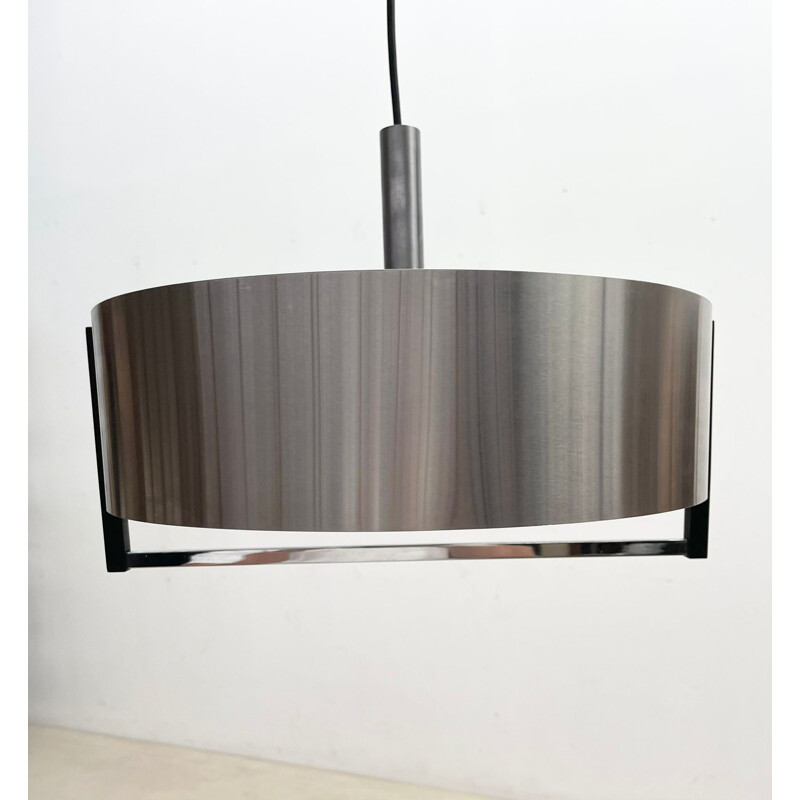 Mid century aluminium pendant lamp, Italy 1970s