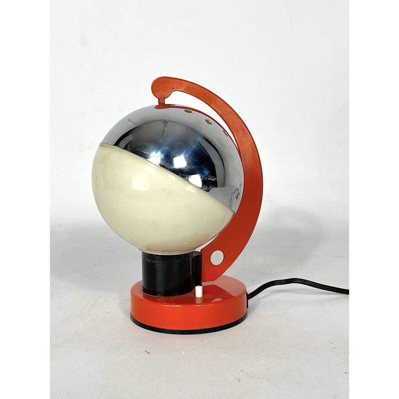Vintage table lamp in lacquered metal and plastic, Italy 1960