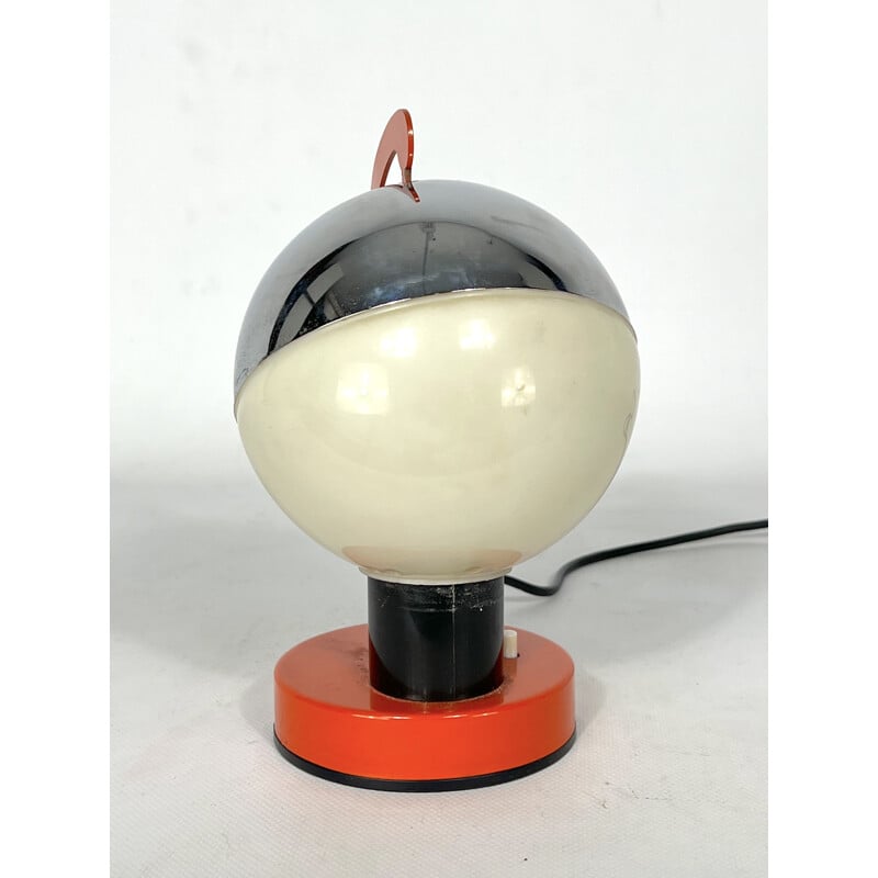 Vintage table lamp in lacquered metal and plastic, Italy 1960