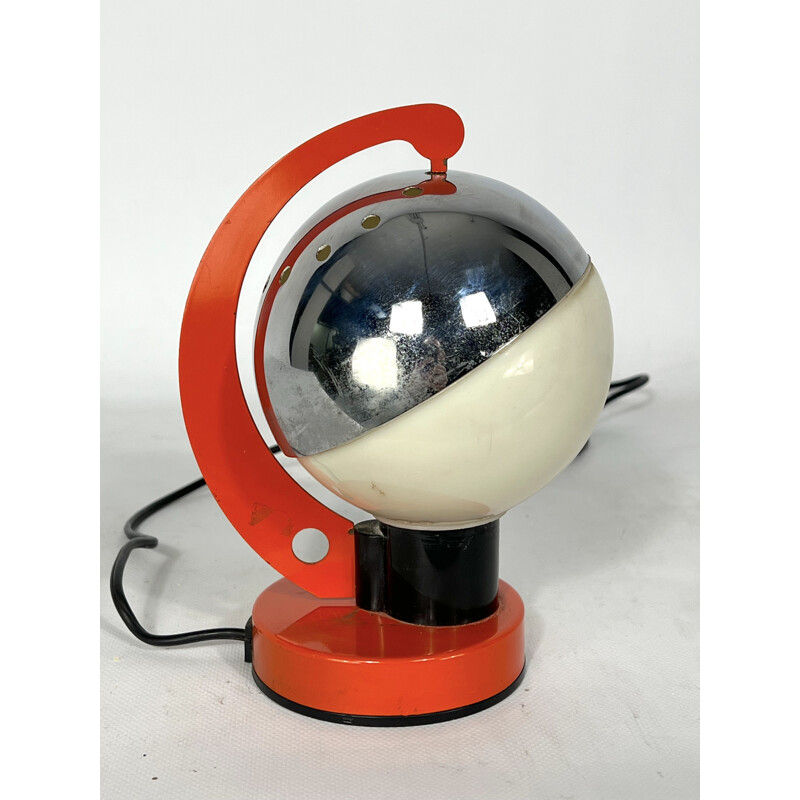 Vintage table lamp in lacquered metal and plastic, Italy 1960