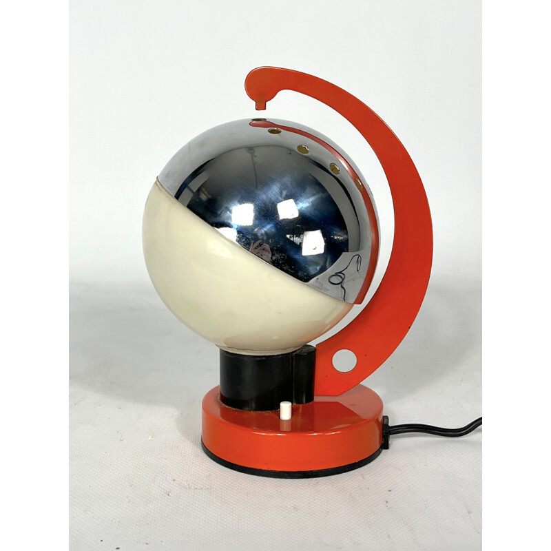 Vintage table lamp in lacquered metal and plastic, Italy 1960