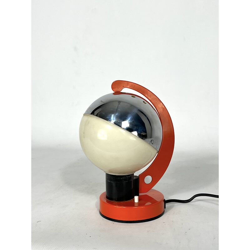 Vintage table lamp in lacquered metal and plastic, Italy 1960