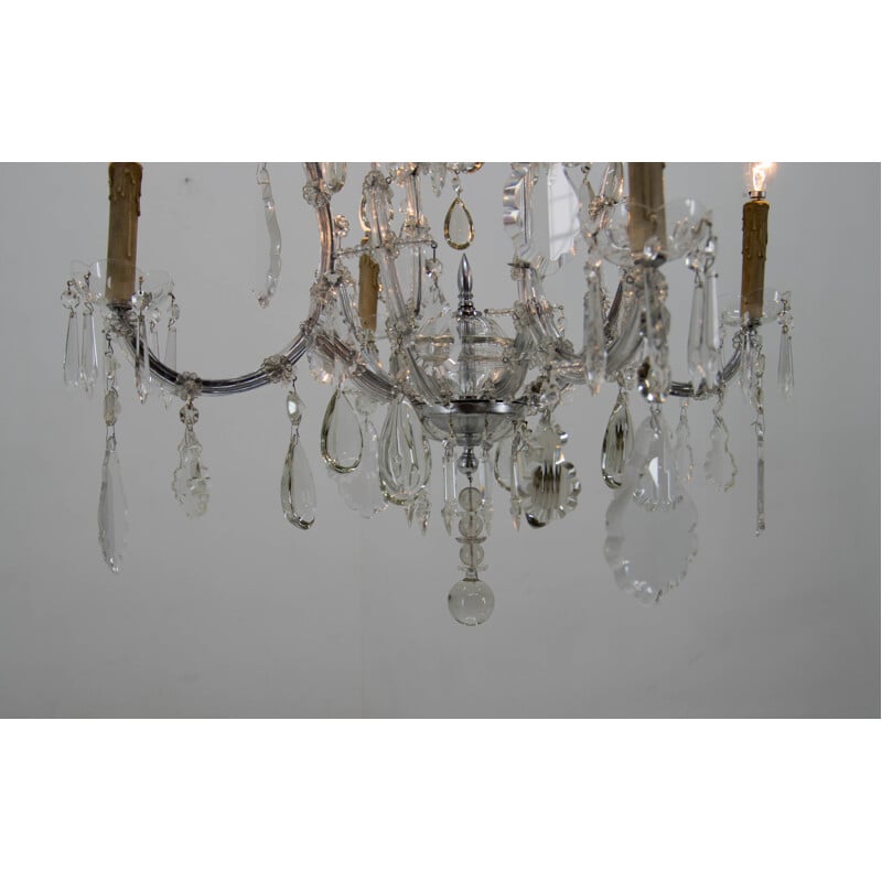 Vintage crystal chandelier of Maria Theresa, Austria 1900
