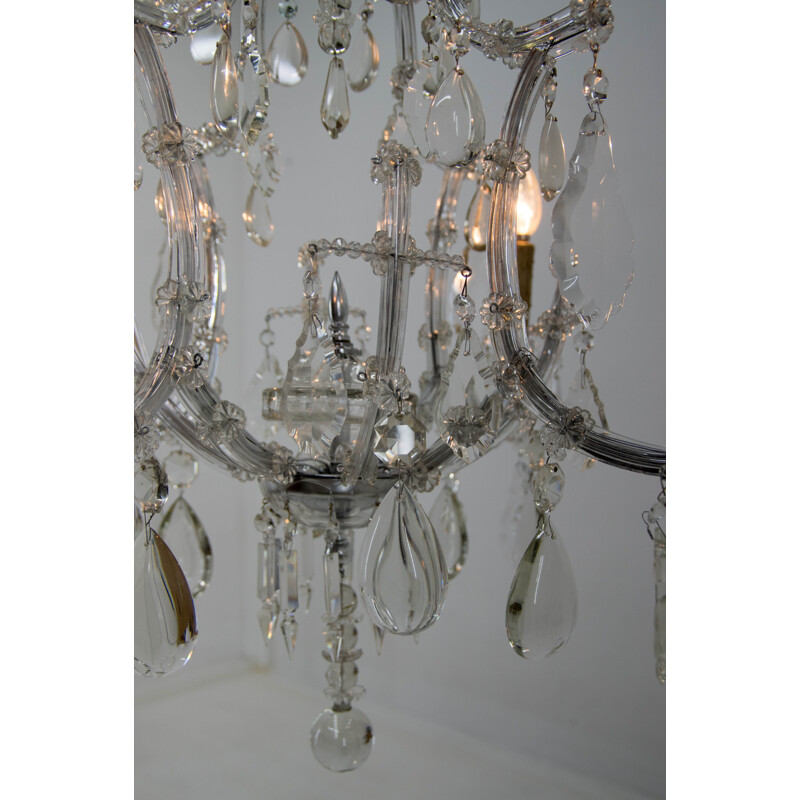 Vintage crystal chandelier of Maria Theresa, Austria 1900