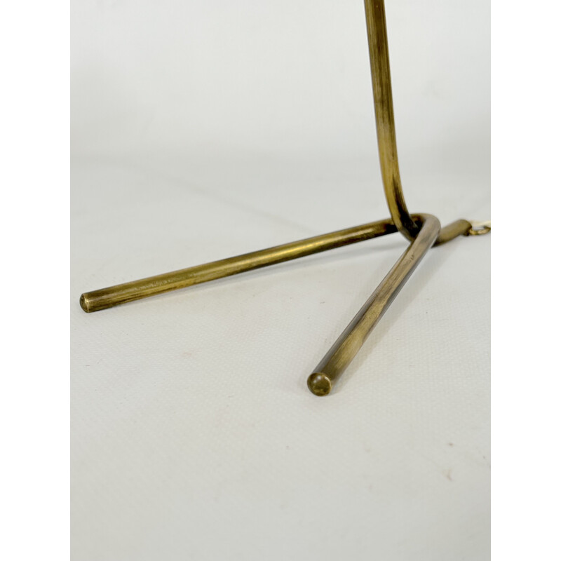 Mid-century Stilnovo brass orientable table or wall lamp, 1950s