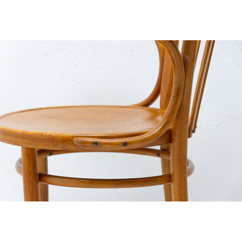 Cadeira de escritório Vintage Thonet, Checoslováquia 1930