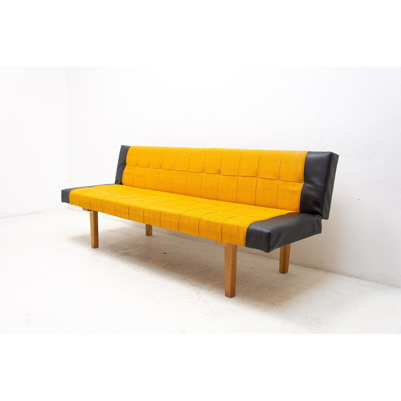 Mid-century folding sofa-bench by Miroslav Navrátil, Czechoslovakia 1970s