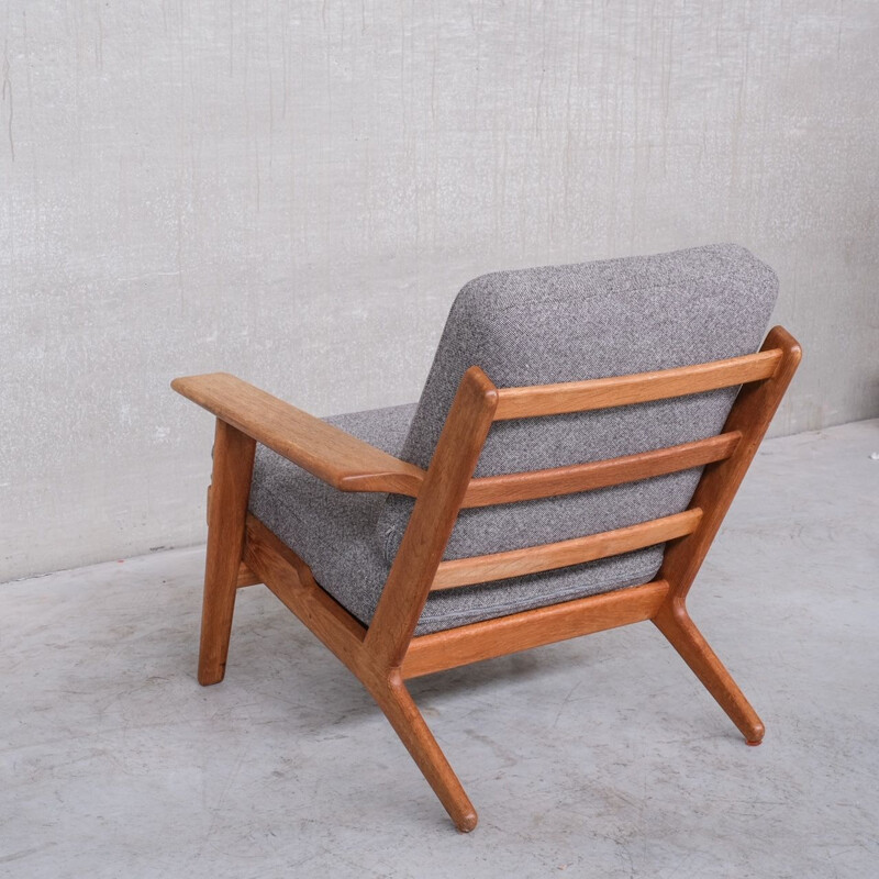 Danish oak armchair GE290 vintage by Hans J Wegner for Getama