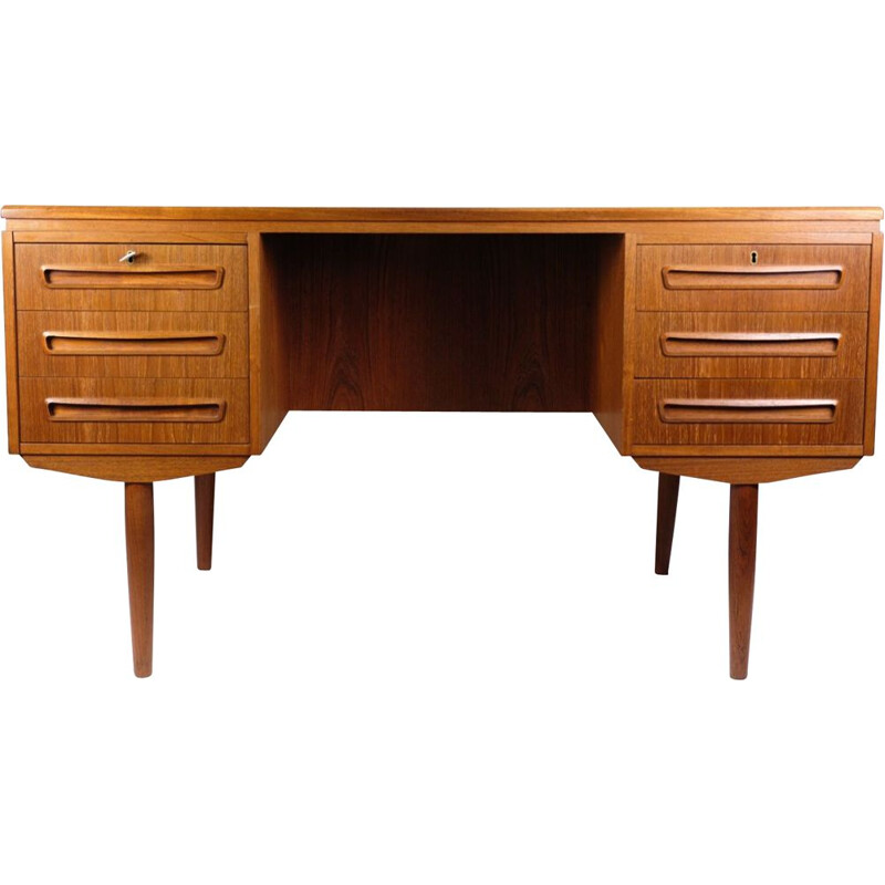 Danish vintage desk in teak by Ap Furniture Svenstrup, 1960s