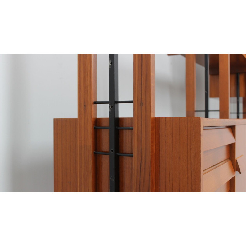 Mid century teak bookcase by Av Arredamenti, 1960s