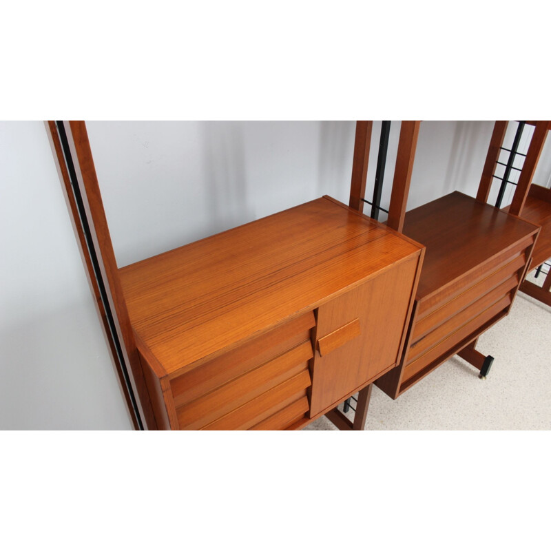 Mid century teak bookcase by Av Arredamenti, 1960s