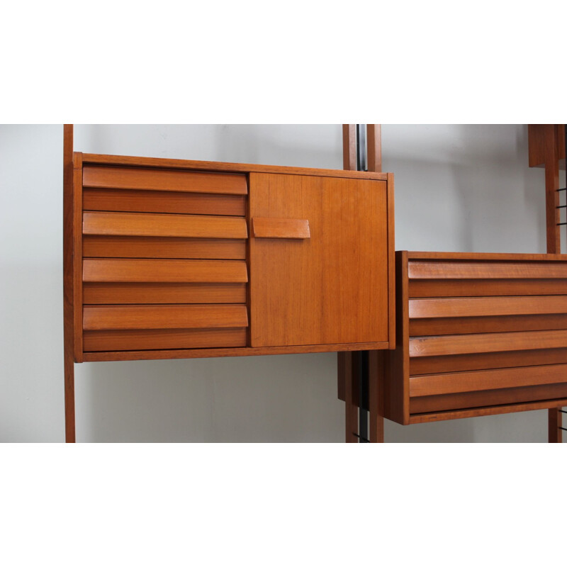 Mid century teak bookcase by Av Arredamenti, 1960s