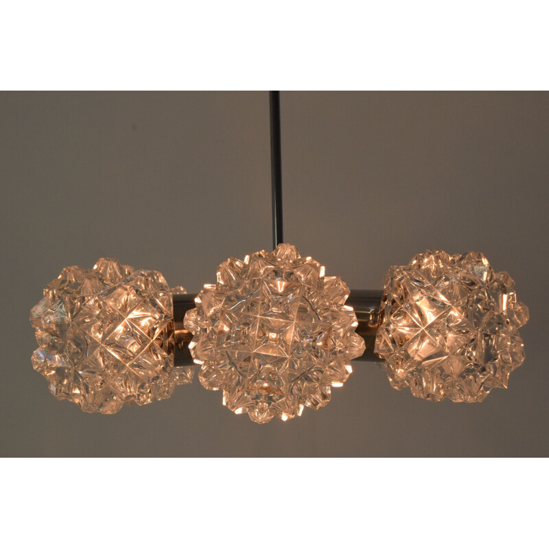 Vintage chandelier by Kamenický Šenov, Czechoslovakia 1960