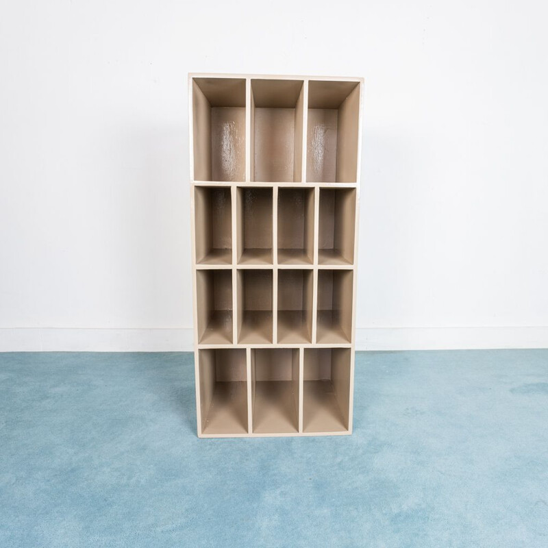 Vintage wooden bookcase, 1970