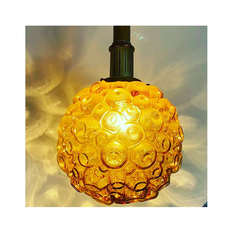 Vintage globe Helena Tynell pendant lamp, 1960s