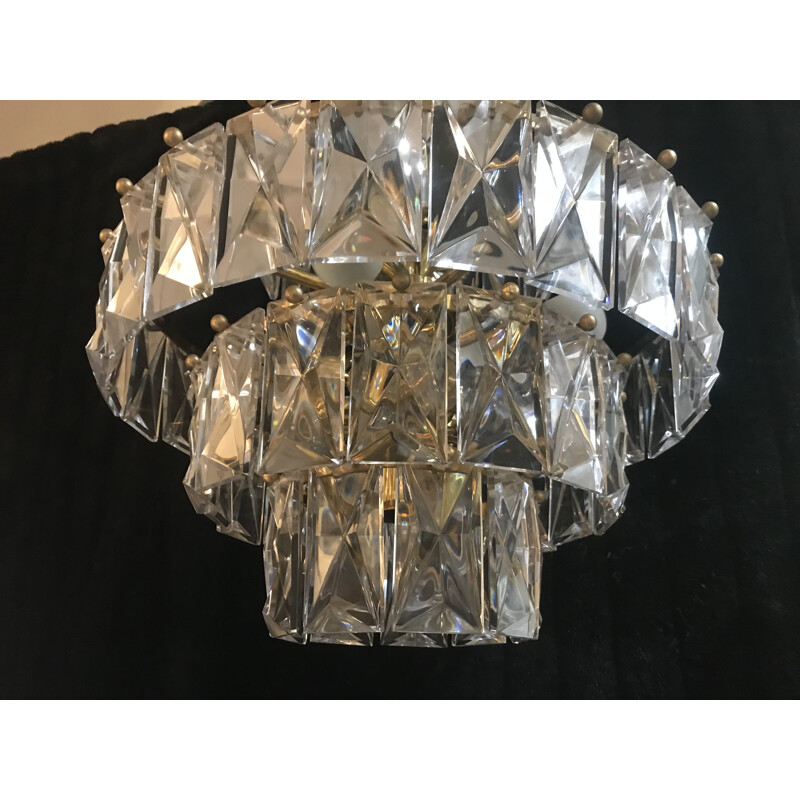 Vintage Kinkeldey cristal chandelier, 1970