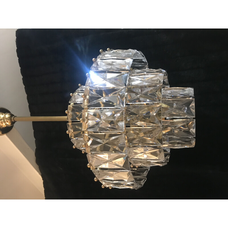 Vintage Kinkeldey cristal chandelier, 1970