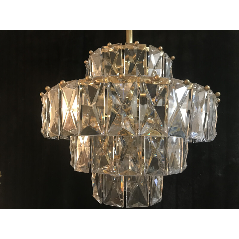 Vintage Kinkeldey cristal chandelier, 1970