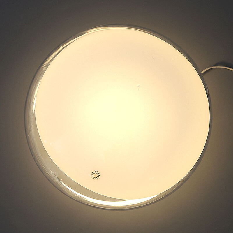 Vintage "Gill 40" ceiling lamp by Roberto Pamio for Leucos, 1970s