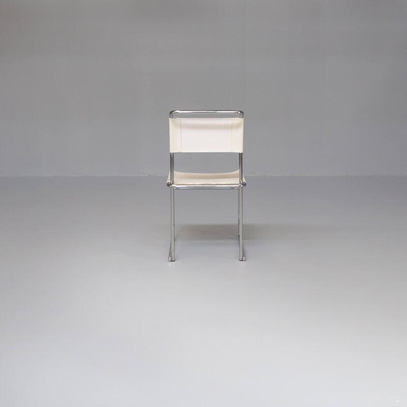 Ensemble de 6 chaises vintage en acier tubulaire modèle B5 par Marcel Breuer