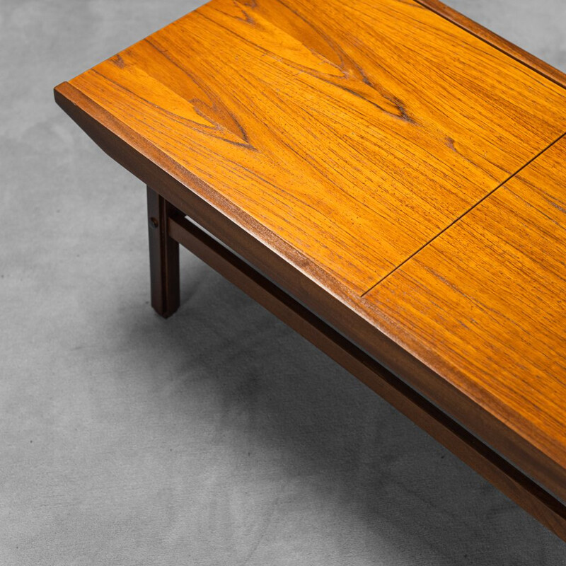 Vintage teak coffee table, 1970