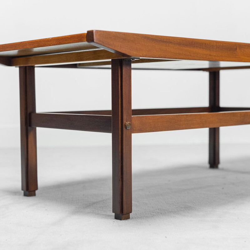 Vintage teak coffee table, 1970