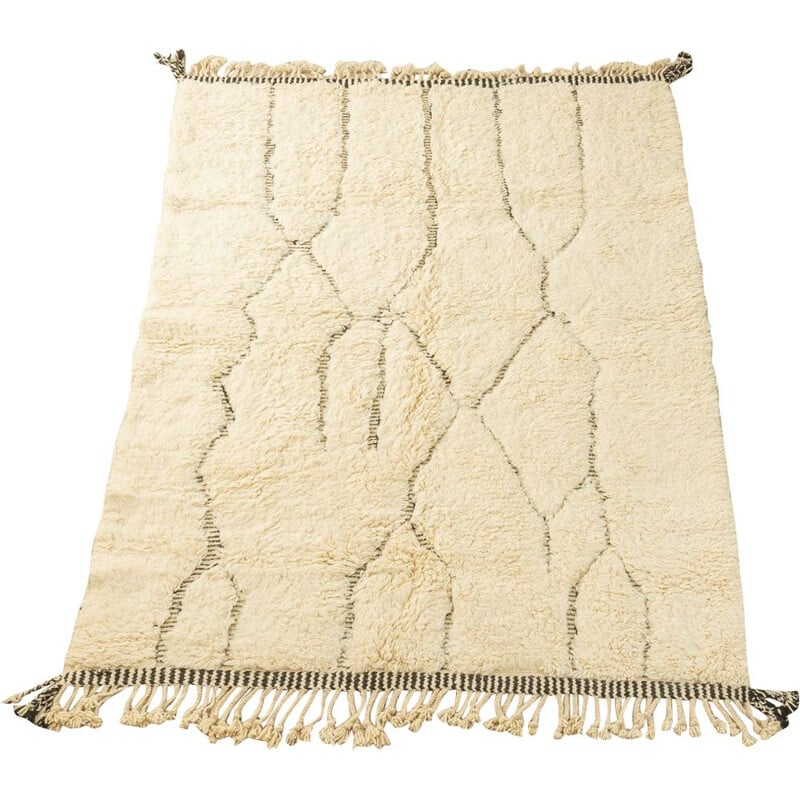 Biografie di tappeti berberi vintage in lana, Marocco