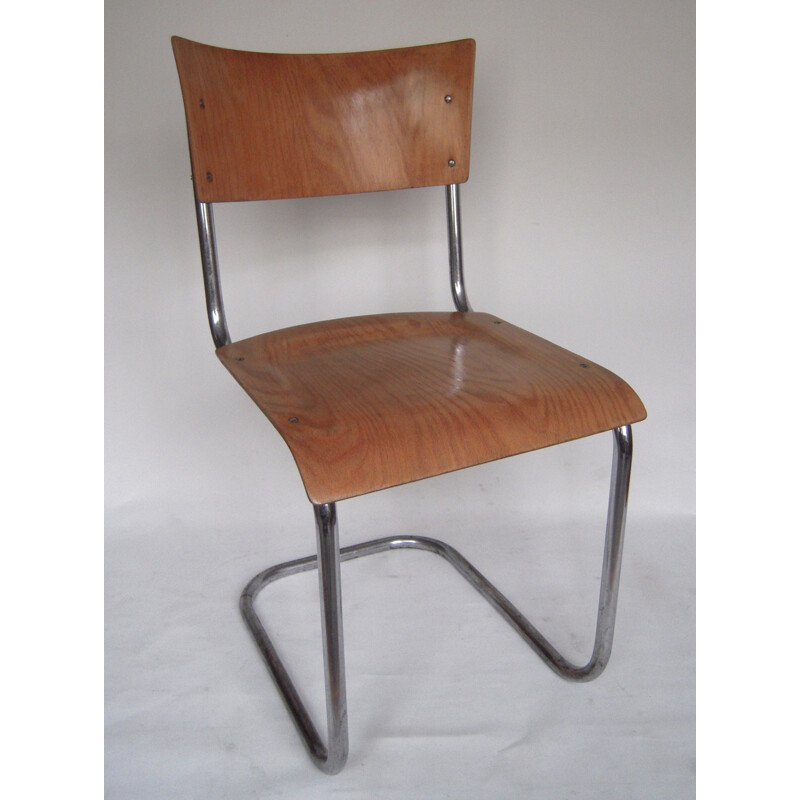 Thonet "S43" beech chair, Mart STAM - 1930s