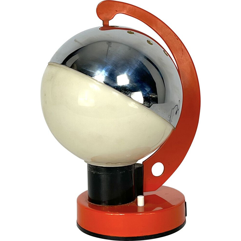 Vintage table lamp in lacquered metal and plastic, Italy 1960