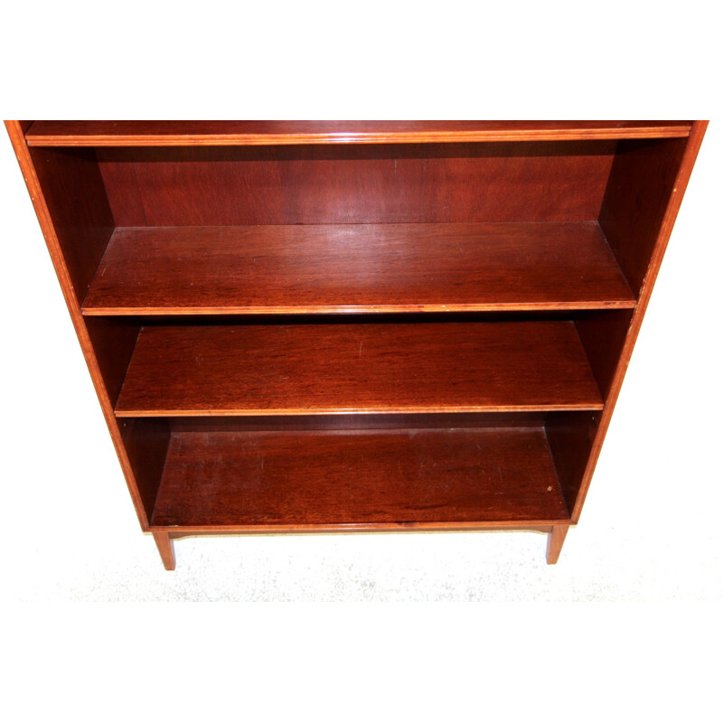 Vintage mahogany bookcase, Sweden 1960