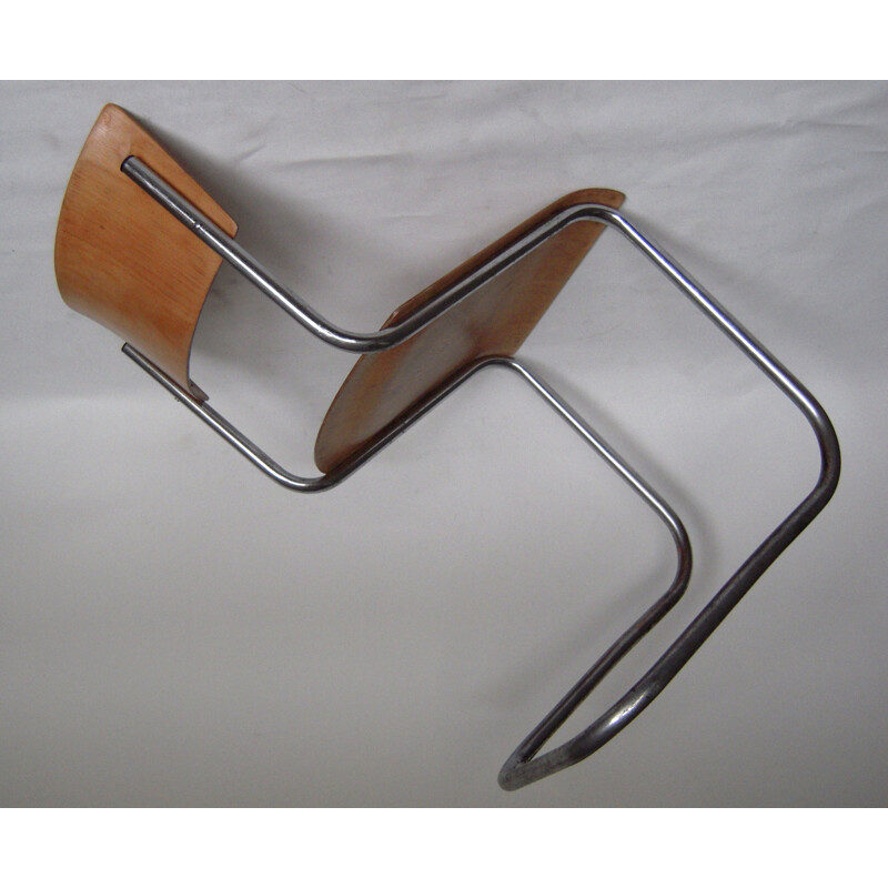 Thonet "S43" beech chair, Mart STAM - 1930s