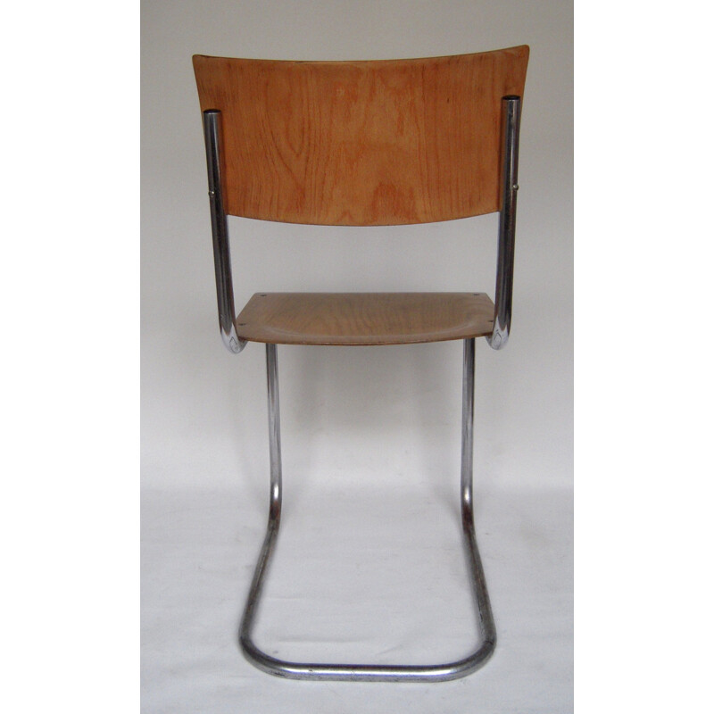 Thonet "S43" beech chair, Mart STAM - 1930s