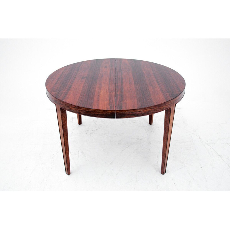 Vintage extendable rosewood table by Severin Hansen, 1960s