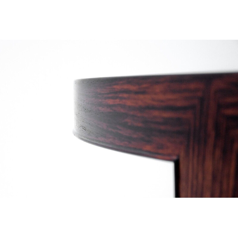 Vintage extendable rosewood table by Severin Hansen, 1960s