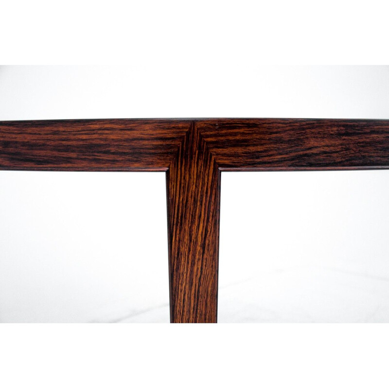 Vintage extendable rosewood table by Severin Hansen, 1960s