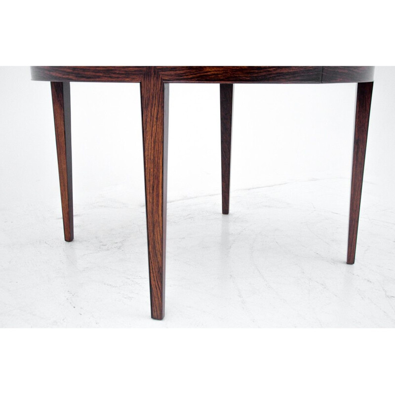 Vintage extendable rosewood table by Severin Hansen, 1960s