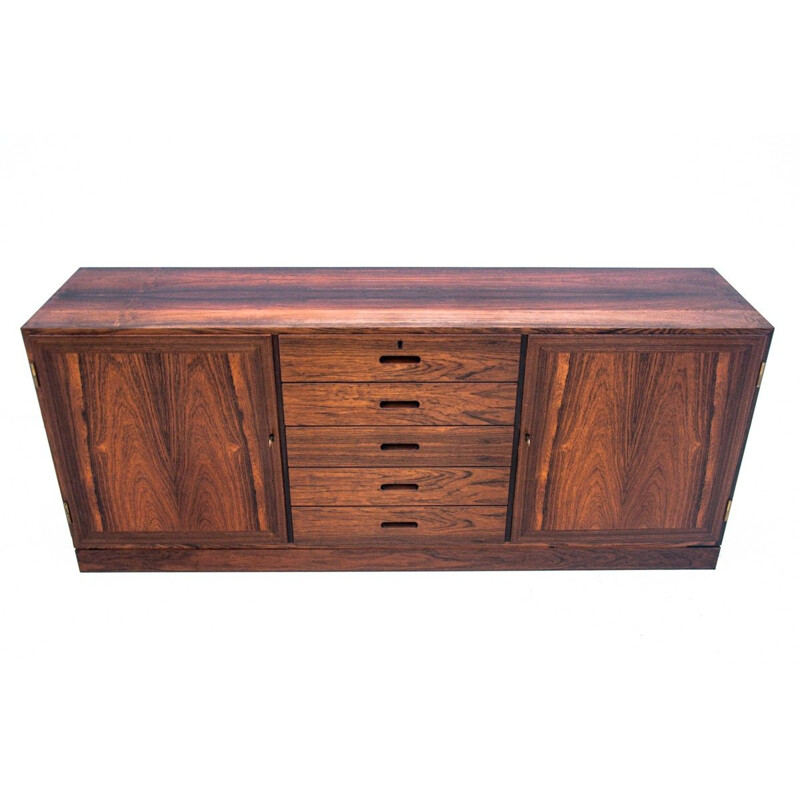 Vintage Danish rosewood sideboard by Kai Winding for Hundevad & Co, 1960