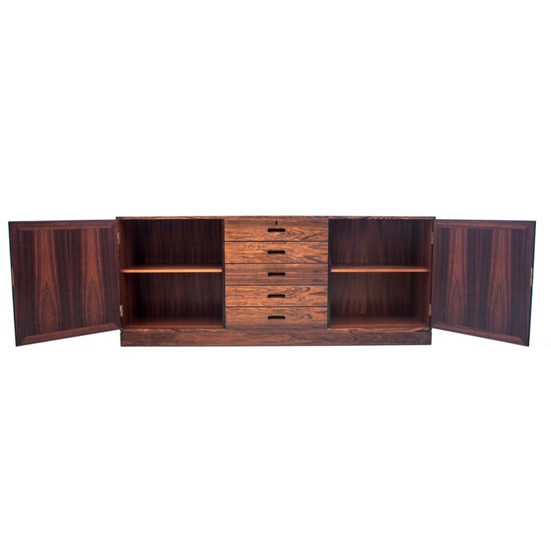 Vintage Danish rosewood sideboard by Kai Winding for Hundevad & Co, 1960