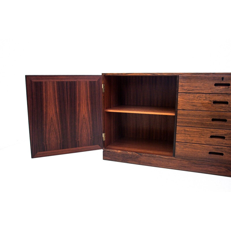 Vintage Danish rosewood sideboard by Kai Winding for Hundevad & Co, 1960