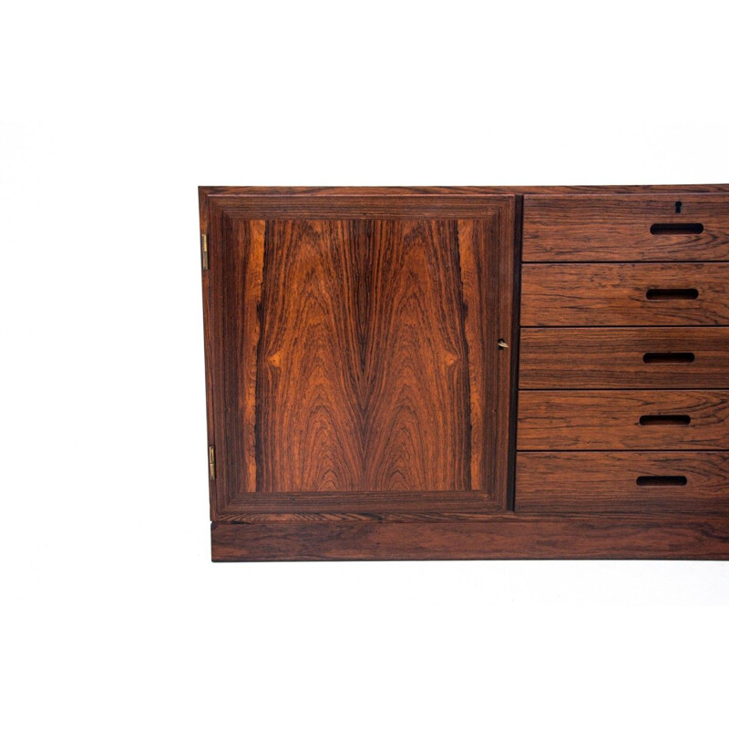 Vintage Danish rosewood sideboard by Kai Winding for Hundevad & Co, 1960