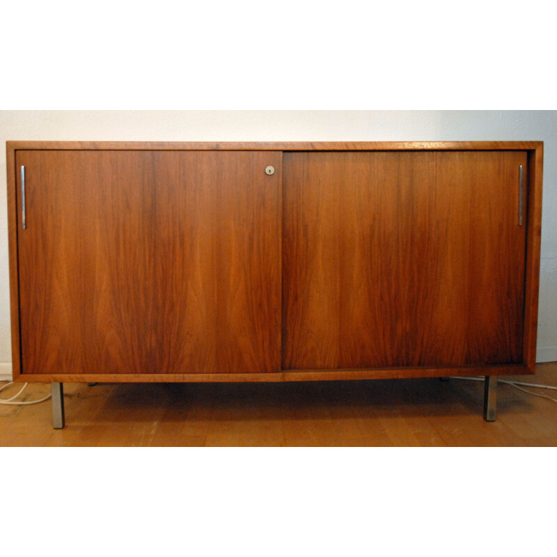 Small mid century sideboard in walnut - 1960s