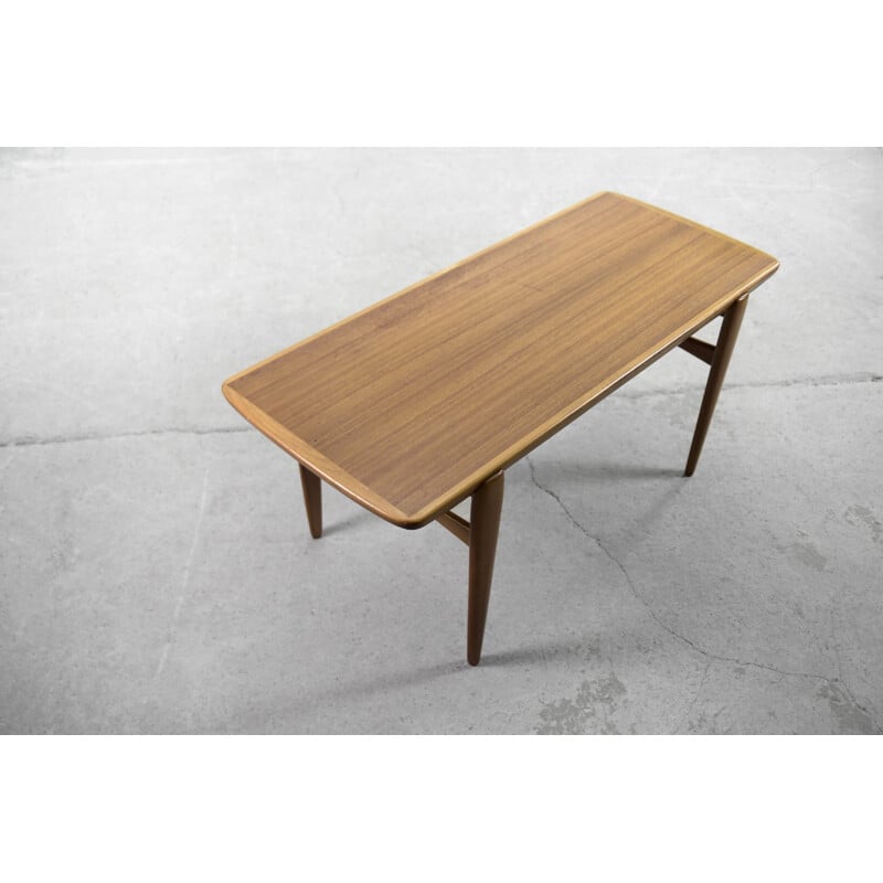 Scandinavische vintage teakhouten salontafel, Zweden 1960