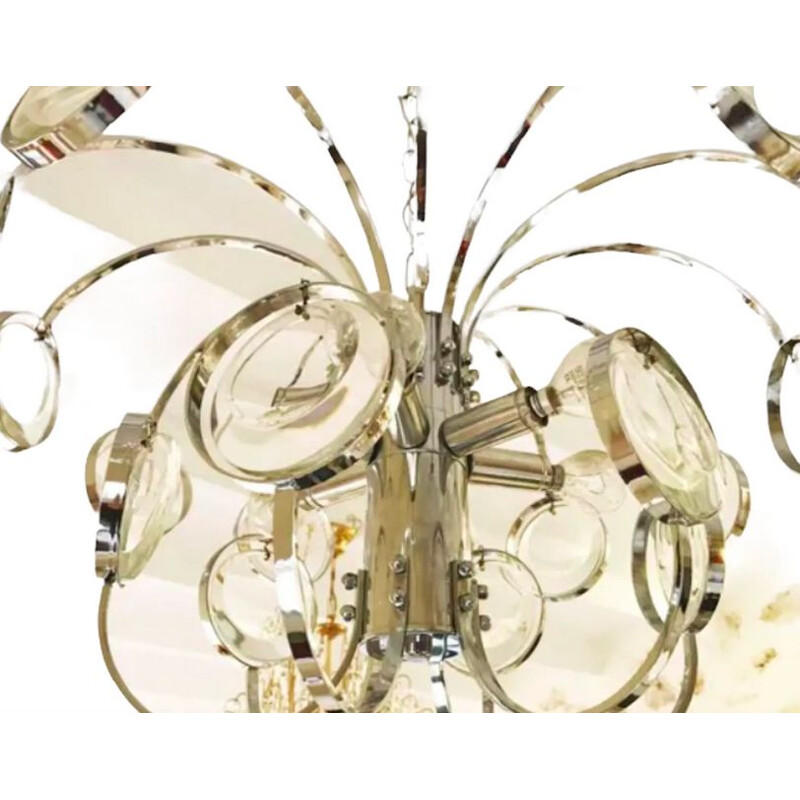 Candelabro Vintage de Oscar Torlasco, 1970