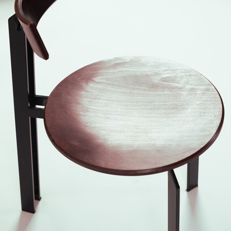Ensemble de 6 chaises tripodes vintage néerlandaises Zeta par Martin Haksteen pour Harvink