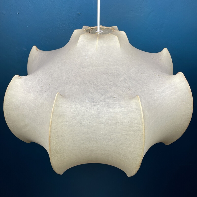 Vintage cocoon lamp Viscontea by Achille Castiglioni for Flos, Italy 1960s