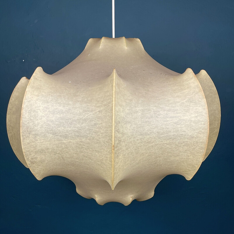 Vintage cocoon lamp Viscontea by Achille Castiglioni for Flos, Italy 1960s