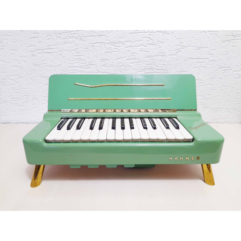 Vintage metal perched organ by Hohner Viganetta, Germany 1950