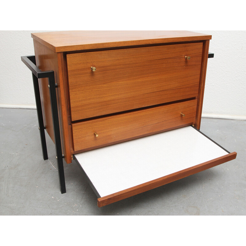 Mid century bar cabinet in teak - 1960s