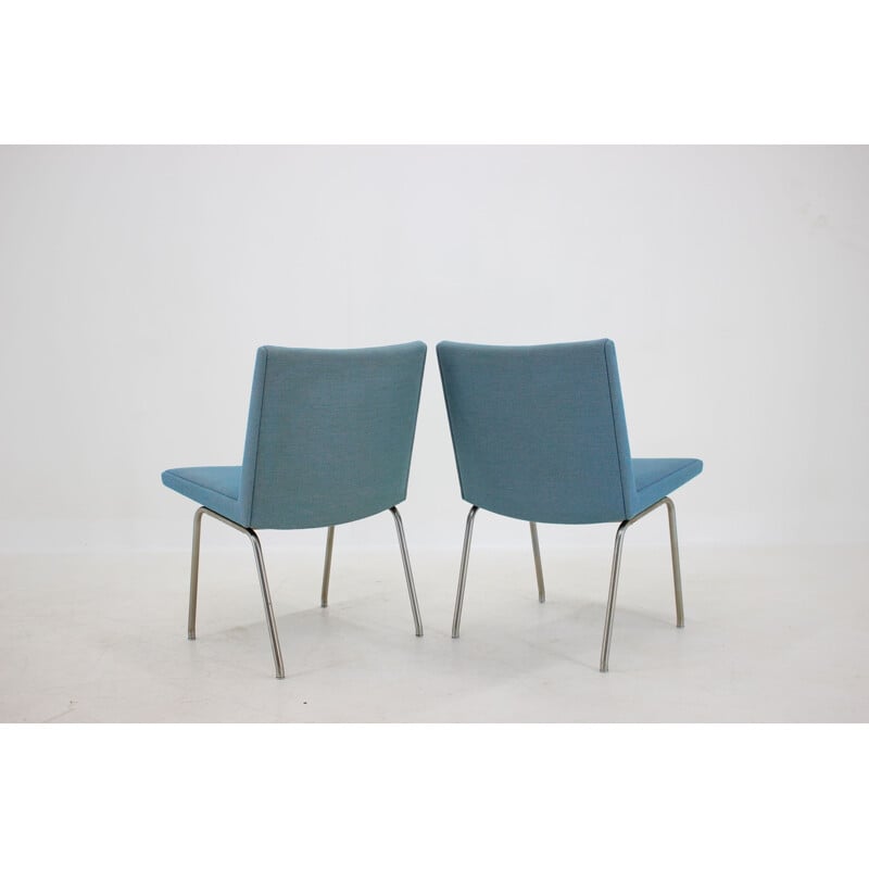 Set of 4 vintage Airport chairs by Hans J. Wegner for A.P. Stolen, 1960